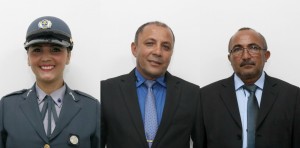 Gerice Lione, Zé Pirueiro e Carlão da Limpeza compõem a Comissão de Saúde da Câmara de Suzano. Foto: Ricardo Bittner